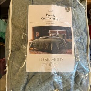 Threshold Bouclé Comforter Set - Sage Green